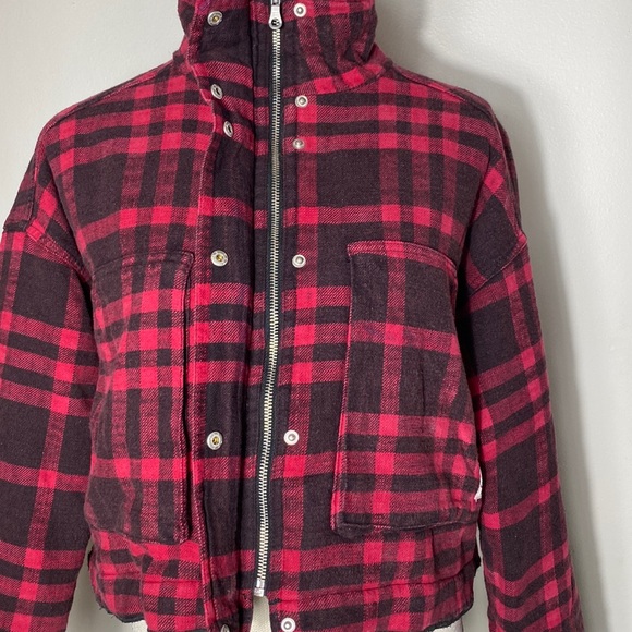 BDG Plaid Cropped Jacket - Picture 2 of 11